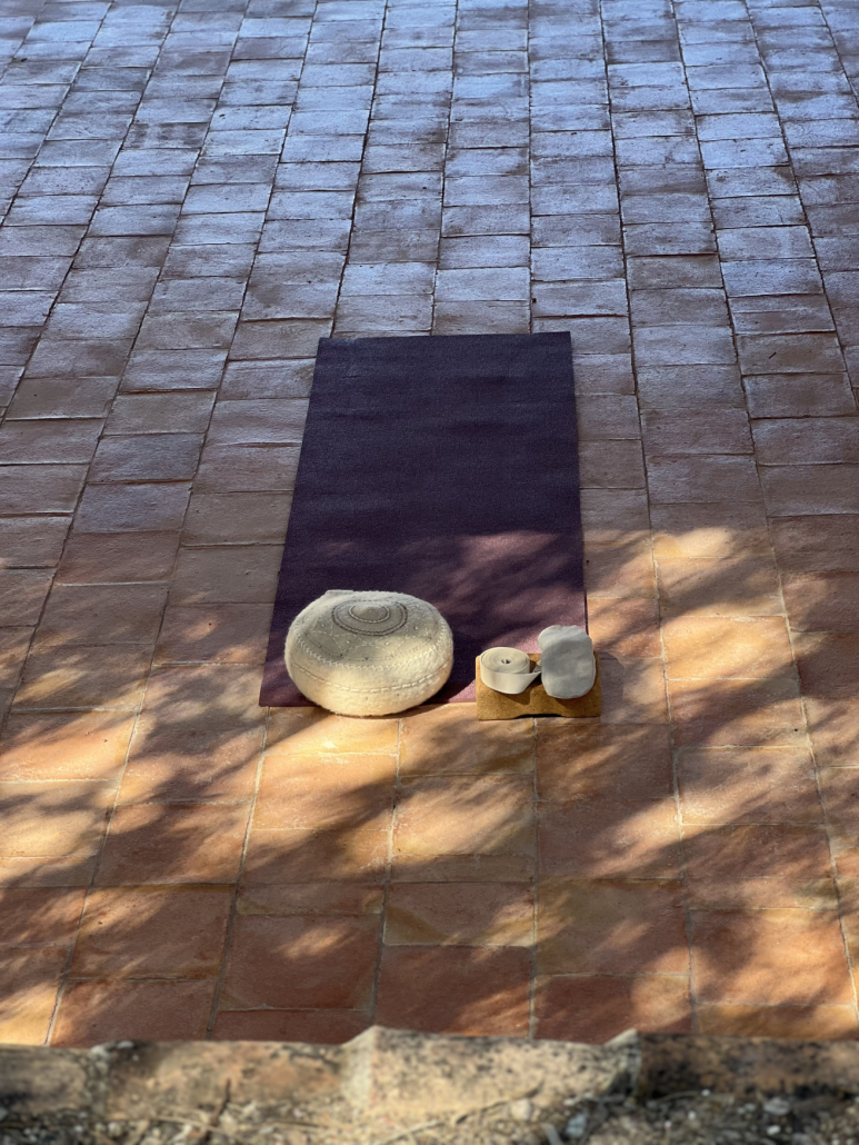 yoga ruimte buiten